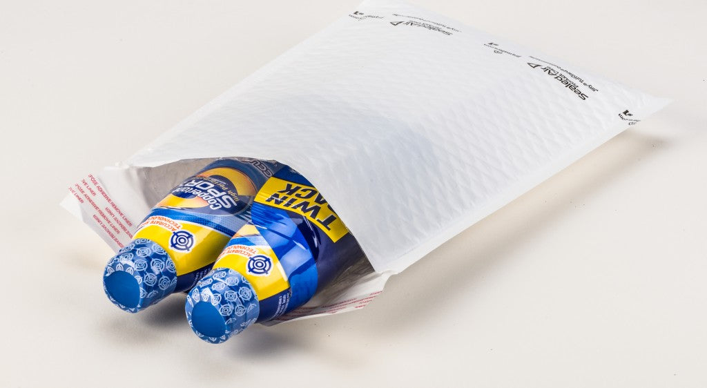 BUBBLE WRAP® Brand Cushioned Poly Mailers (Jiffy® Tuffgard® White)